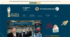 Desktop Screenshot of dvv-pokal.de